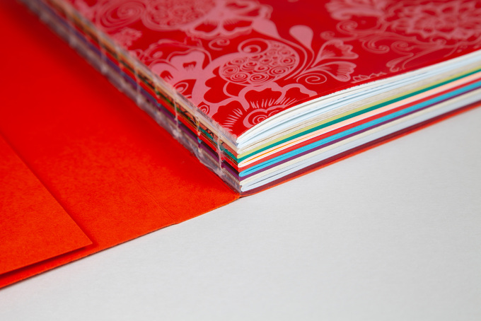 offene Fadenheftung als Schweizer Broschur