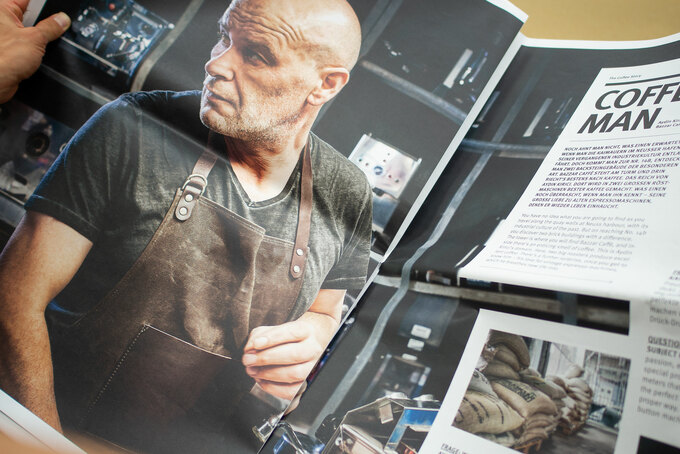 Zeitung als Lagenfalz im Offsetdruck