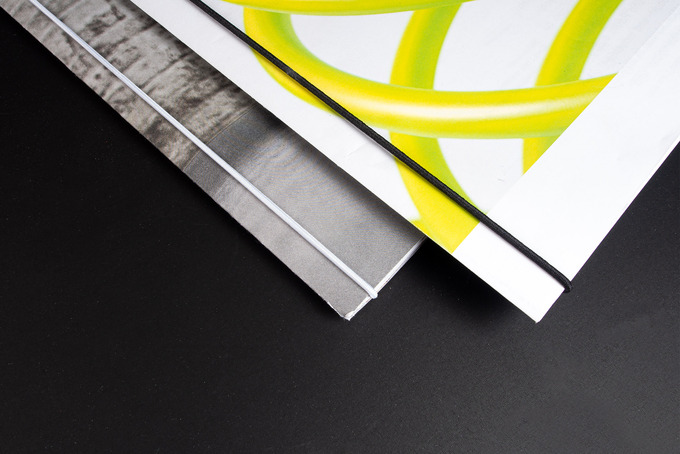 Gummibandbindung mit Gummiband