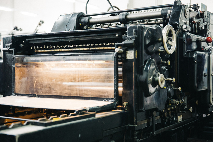 Heidelberg Zylinder zum Prägen und Stanzen