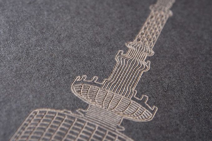 Lasergravur auf Gmund Papier