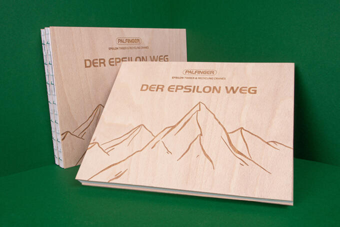 Offene Fadenheftung mit Holz