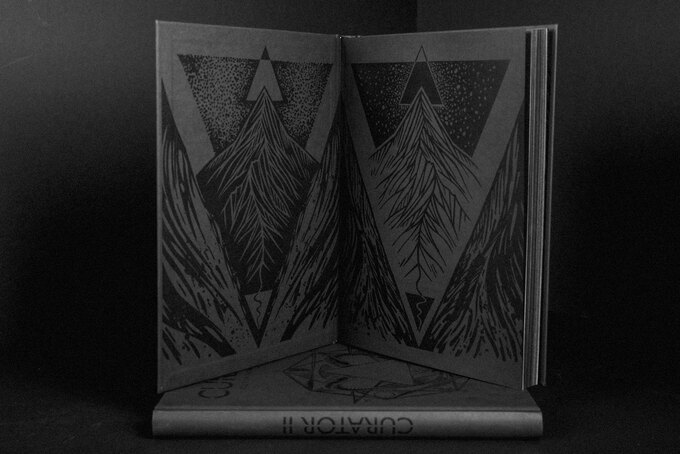 Vor- und Nachsatz auf Igepa Caribic schwarz im Digitaldruck