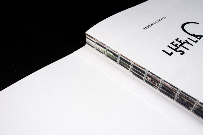 Schweizer Broschur als offene Fadenheftung