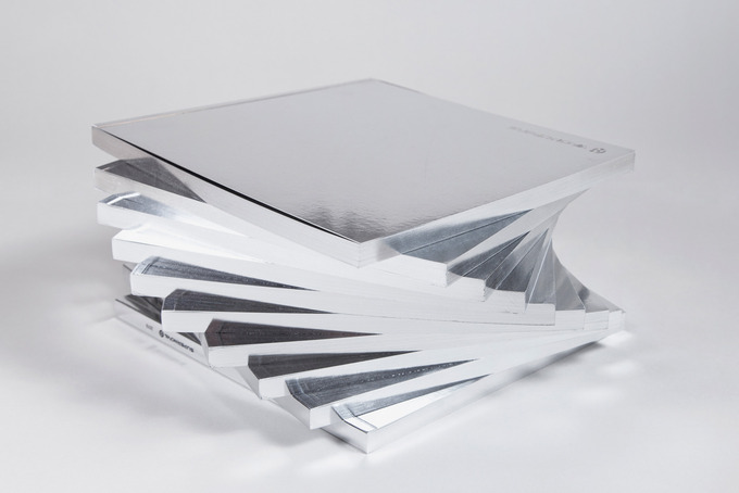 Farbschnitt in Silber