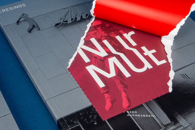 Titelperforation an einem Printprodukt