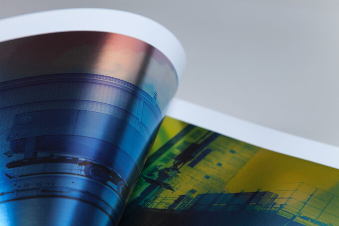 Hardcover mit Silberfolie im Offsetdruck