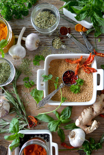 Einblick in ein Kochbuch