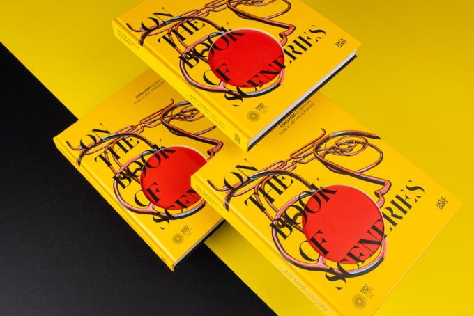 Stanzung auf Buchtitel