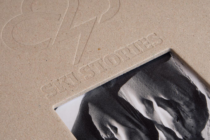 Stanzung von einem Buchtitel