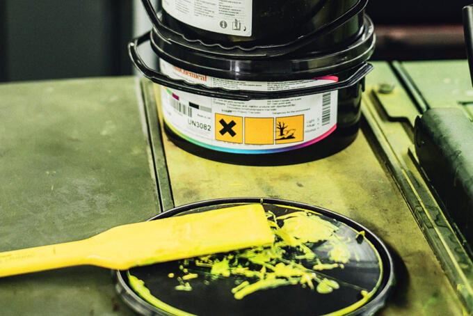 UV Farben Offsetdruck