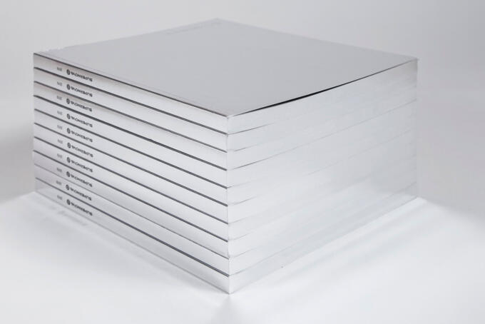 Farbschnitt in Silber